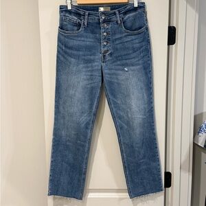KUT from the Kloth Rachael High-Rise Fab Ab Mom Jeans